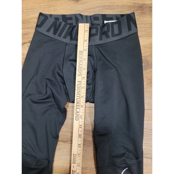 Nike Pro Youth Boys Size Medium Dri-Fit Tight Fit Compression Leggings Black M - Picture 6 of 10